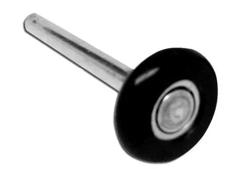 2-Inch Nylon 11 Ball Stem Roller – 4-Inch Zinc-Plated Shaft 1