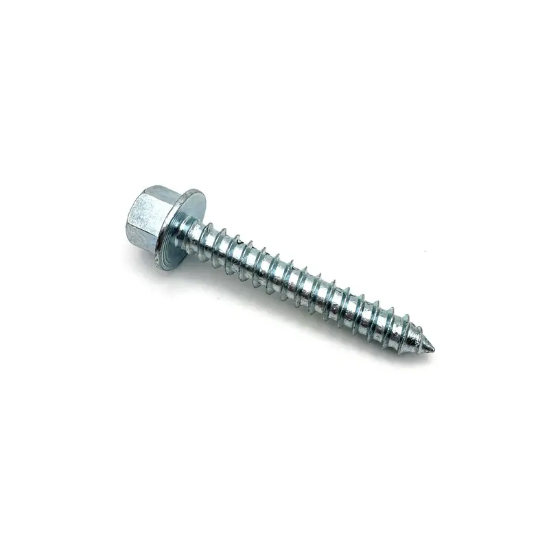 5/16"-9 Zinc-Plated High-Profile Lag Screw — 2-Inch Length 1