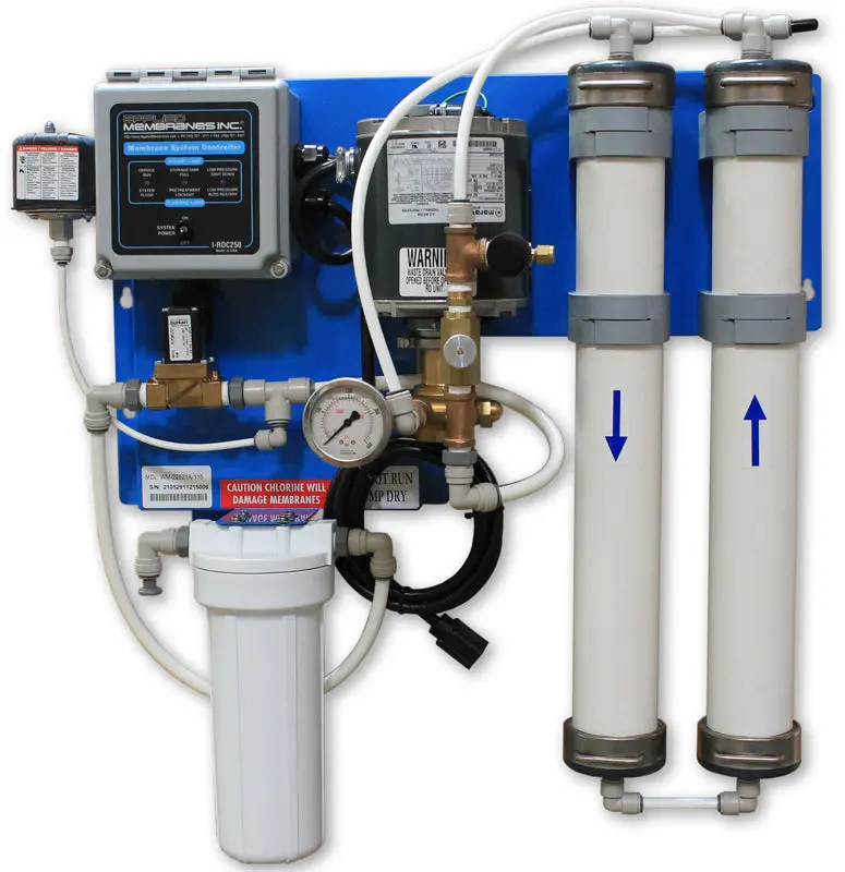 500 Gpd Wall-Mounted Ro System | 210V, 60Hz Entry-Level Commercial Filtration Unit 1