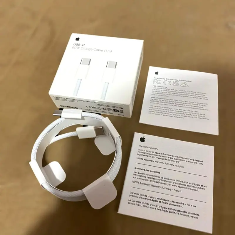 60W Fast-Charging Usb-C Cable For Iphone And Compatible Devices 1