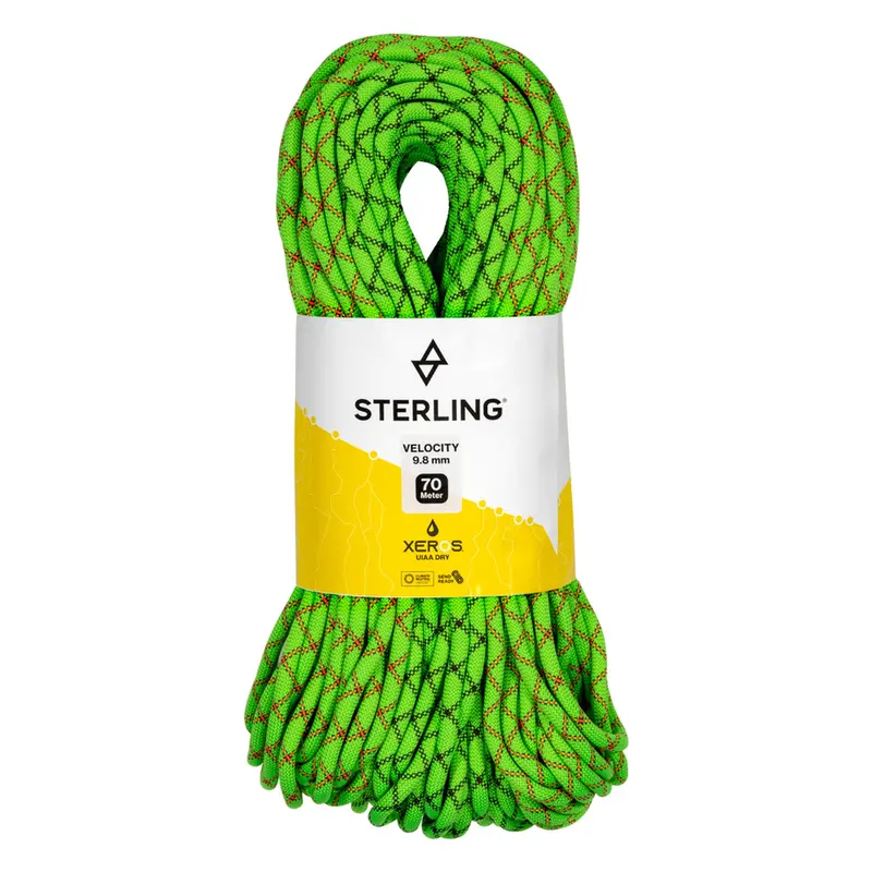 9.8Mm Velocity Xeros Dynamic Climbing Rope – Low-Weight Performance Rope 3