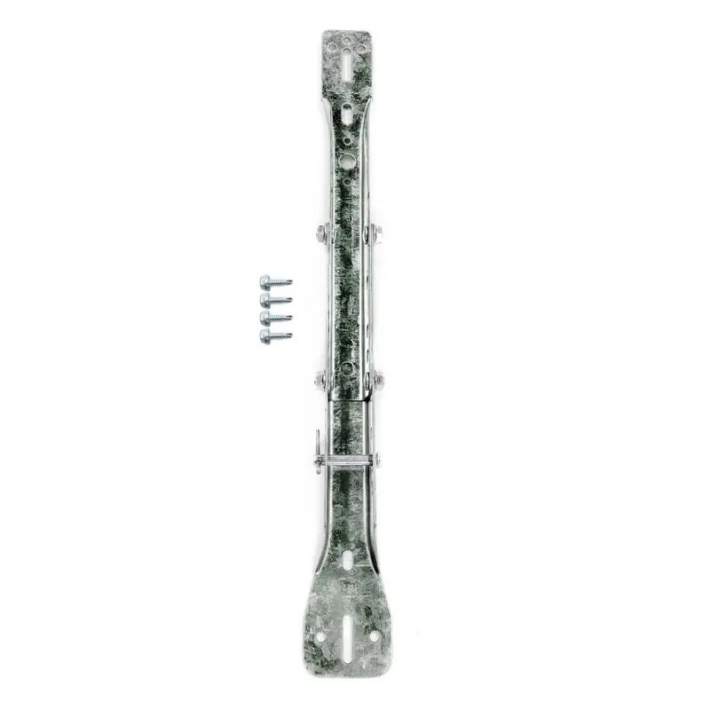 Adjustable Galvanized Reinforcing Bracket For Garage Door Operators (18–24 Inch) 1