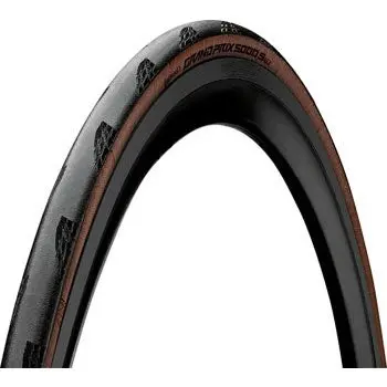 Continental Grand Prix 5000 S Tr Tubeless Road Tire – 700C, Black/Transparent, Blackchili Compound 1