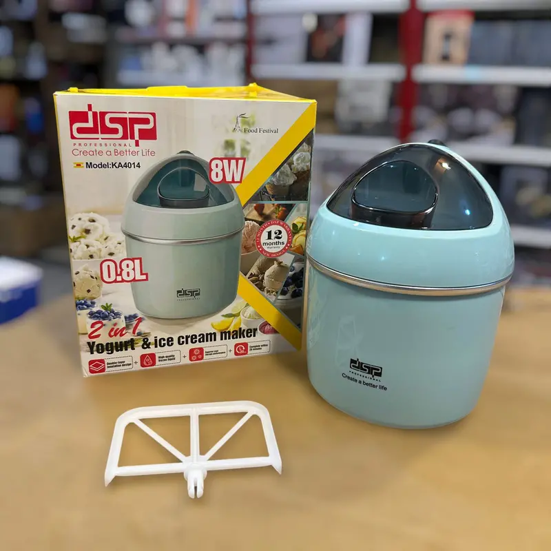 Dsp Dual-Function Yogurt & Ice Cream Maker – Automatic 2-In-1 Home Dairy Appliance 1