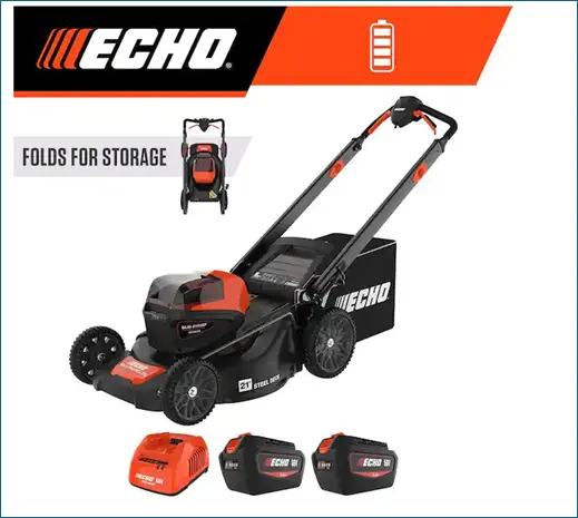 Echo Eforce 56V Self-Propelled Cordless Lawn Mower — Includes Two 5.0Ah Batteries And Charger (Dlm-2100Spc2) 1