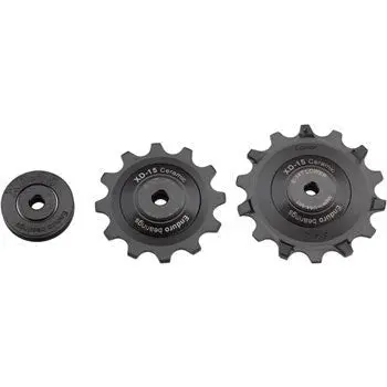 Enduro Xd15 Ceramic Jockey Wheel & Idler Pulley Set – Black 1