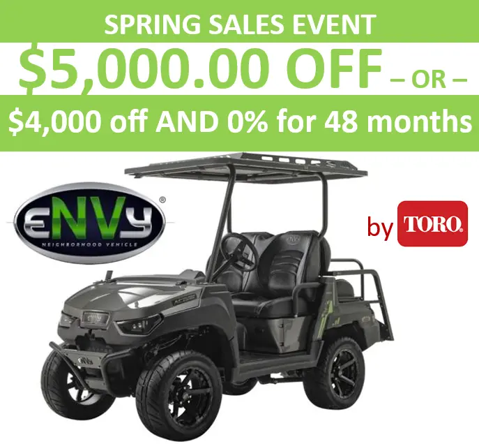 Envy Neighborhood Electric Vehicle — 4-Passenger Utv-Style Golf Cart With 48V Brushless Motor System 1