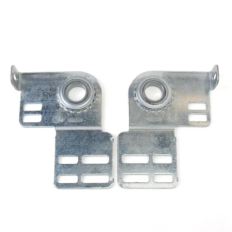 Flanged End Bearing Plate Set – 12-Gauge Steel Pair 1