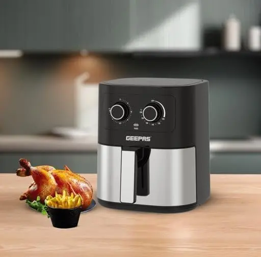 Geepas 4.5L Vortex Flow Air Fryer – Compact & Efficient 1