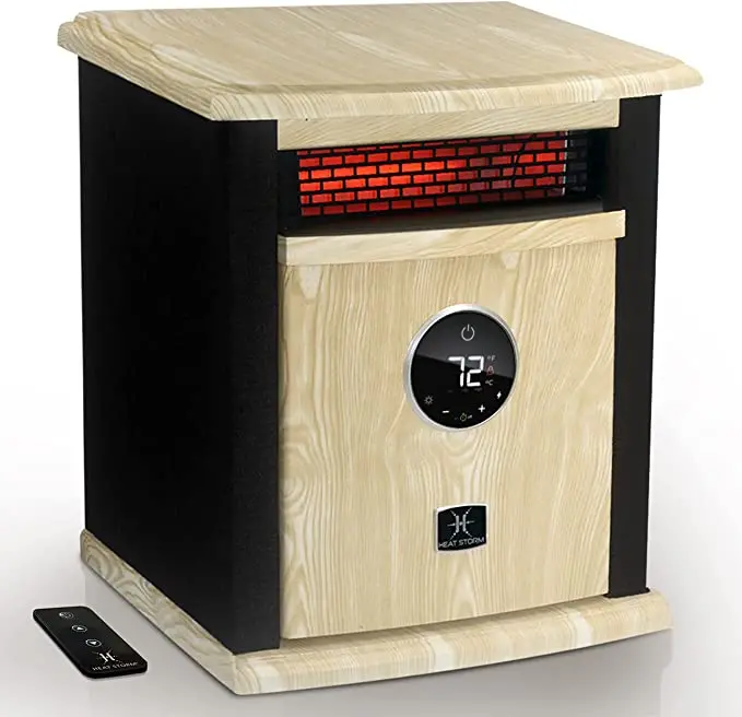 Heat Storm Logan Deluxe Hs-1500-Ipod Fabric-Infrared Heater 1