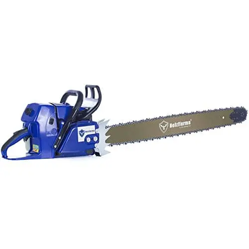 Holzfforma 92Cc Blue Thunder G660 Gas Chainsaw With 28-Inch 3/8" .063" 92Dl Guide Bar And Matching Chain 1