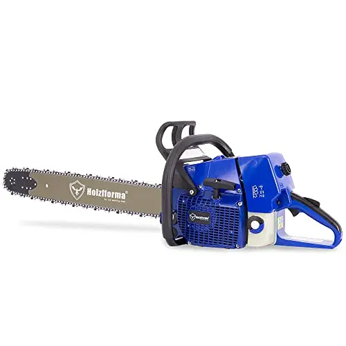Holzfforma Blue Thunder G466 76.5Cc Gas Chainsaw Power Head – 25" Guide Bar & Chain, 3/8" Pitch, .063" Gauge, Standard Handle 1