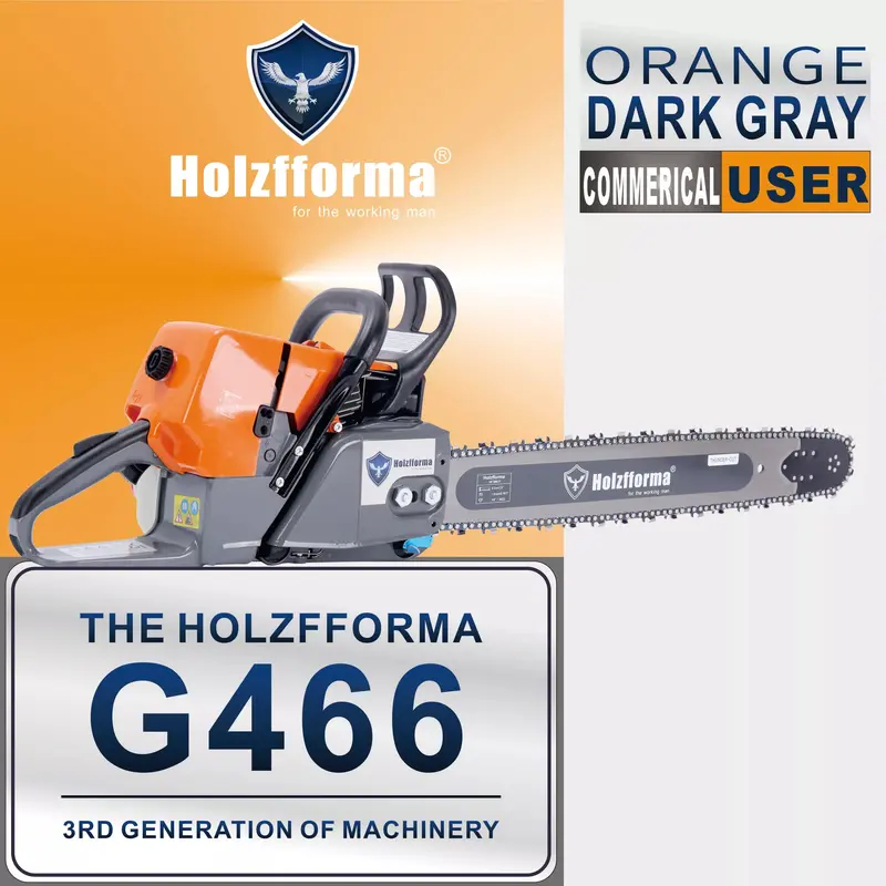 Holzfforma® G466 Power Head – 76.5Cc Gas Chainsaw Engine (No Bar Or Chain) – Fits Ms460/046 1