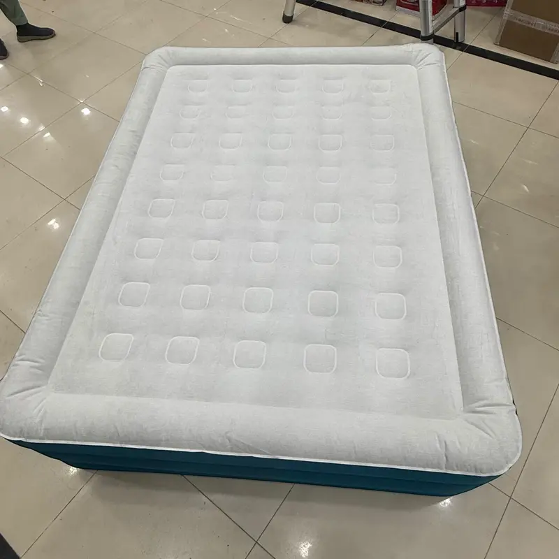 Ht-696A Self-Inflating Air Mattress With Built-In Ac Pump 1