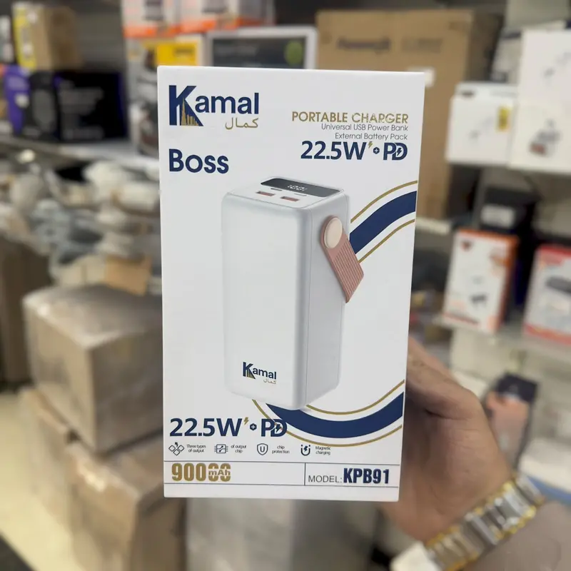 Kamal 90000Mah Ultra-High-Capacity Power Bank Kpb91 – Boss Series 1