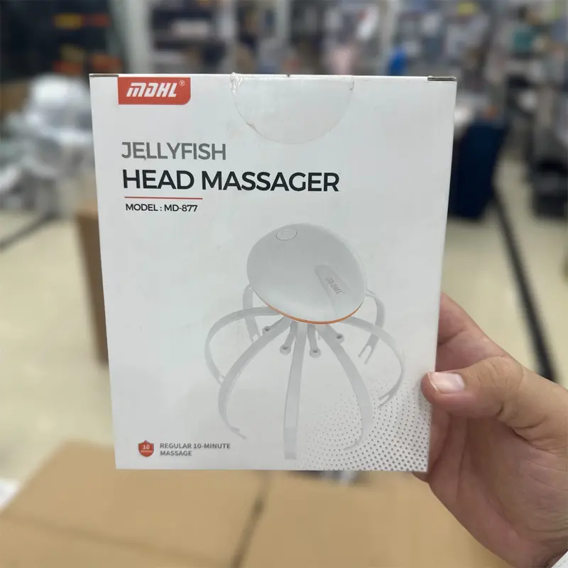 Mdhl Jellyfish-Shaped Rechargeable Scalp Massager For Relaxation 1
