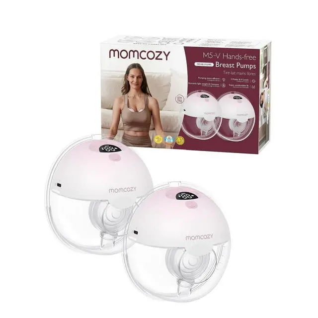 Momcozy M5 Hands-Free Wearable Breast Pump – All-In-One Design 1