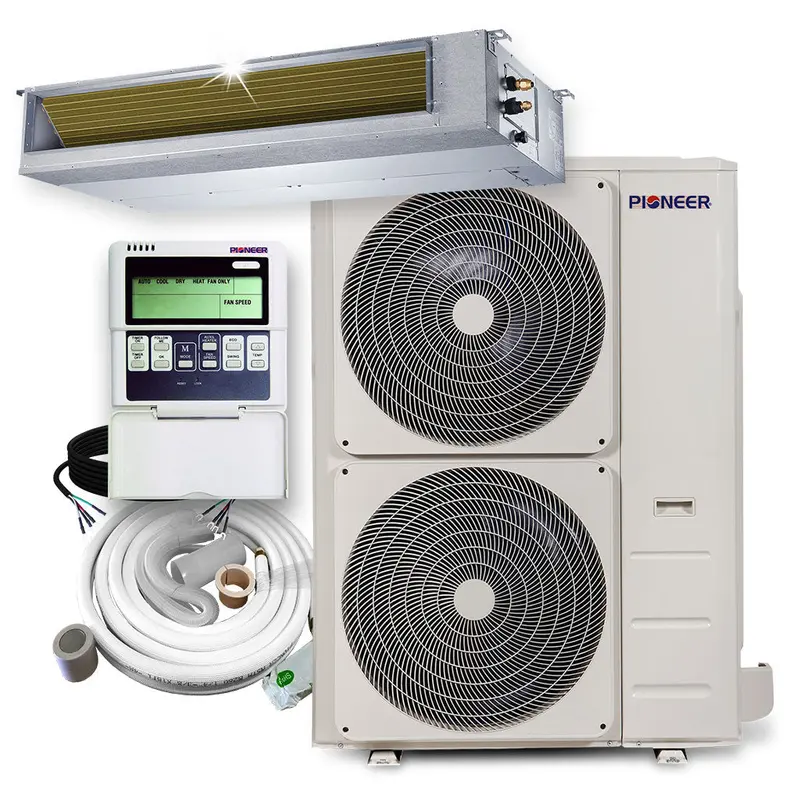 Pioneer® 48K Btu 15.1 Seer2 Ceiling-Concealed Ducted Inverter+ Heat Pump – Full Kit, 230V 1