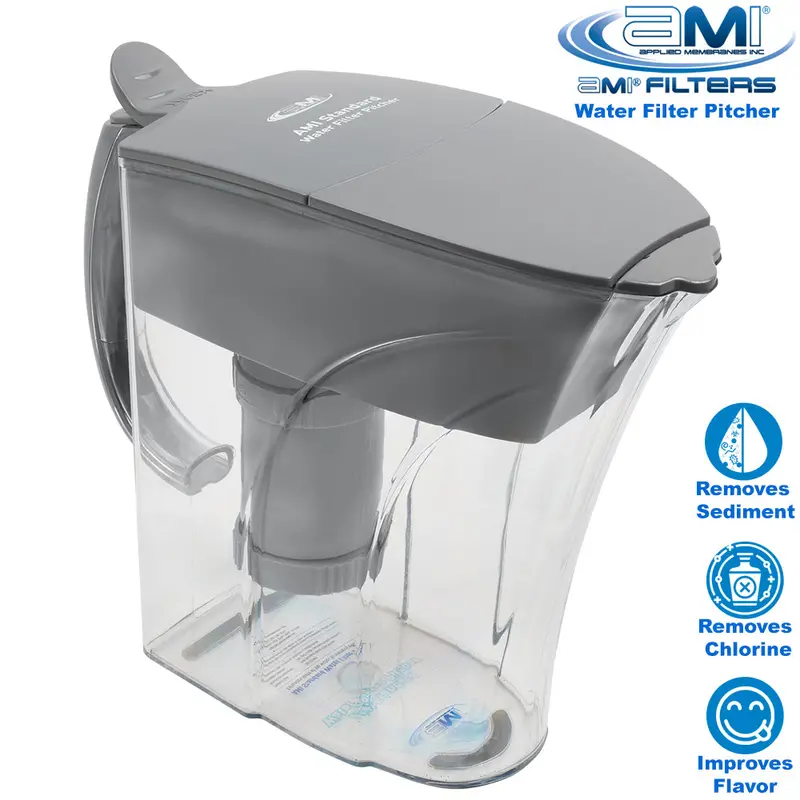 Premium Water Filtration Pitcher – Removes Chlorine, Sediment & Common Contaminants 1