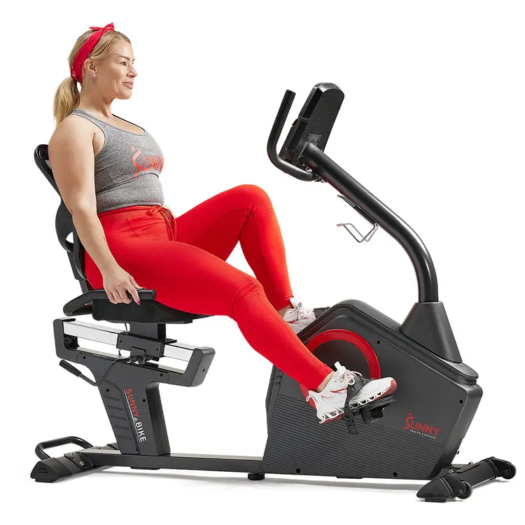 Sunny Health & Fitness Sf-Rb4850Smart Magnetic Recumbent Bike – Open Box 1