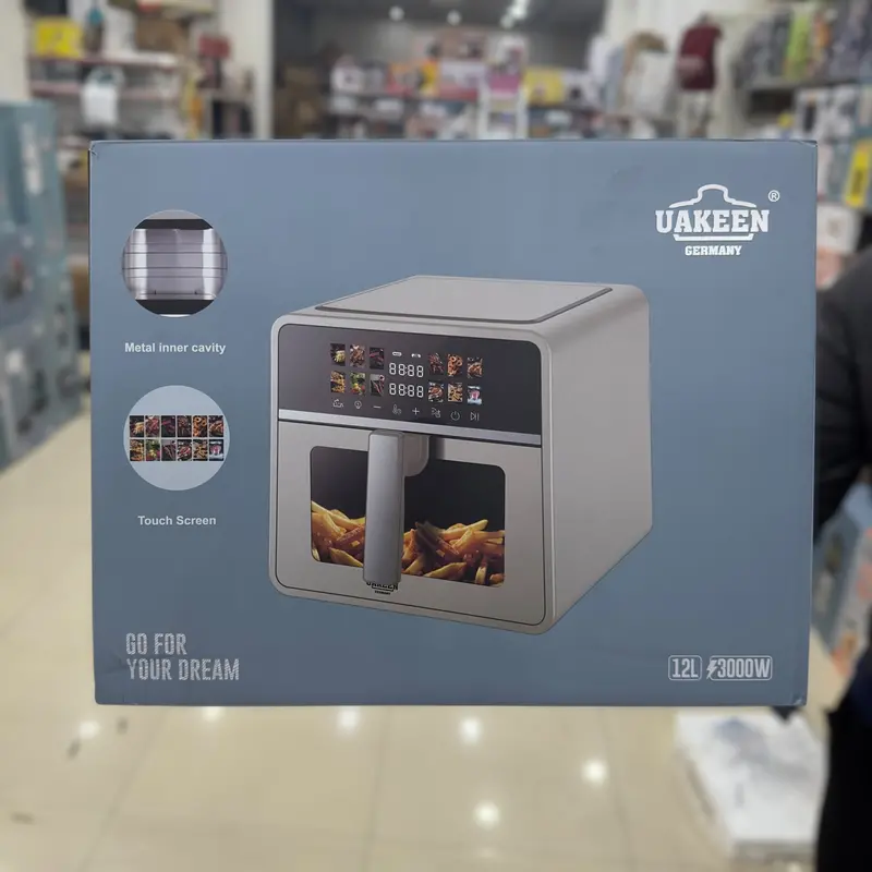 Uakeen Zl-1713 12-Liter Digital Air Fryer With Presets 1