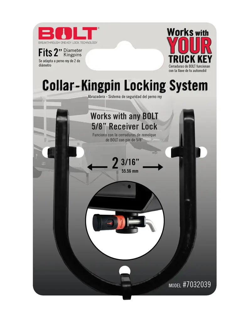 Bolt 7032039 Heavy-Duty Trailer Hitch Coupler Lock – Keyed Alike Security 1