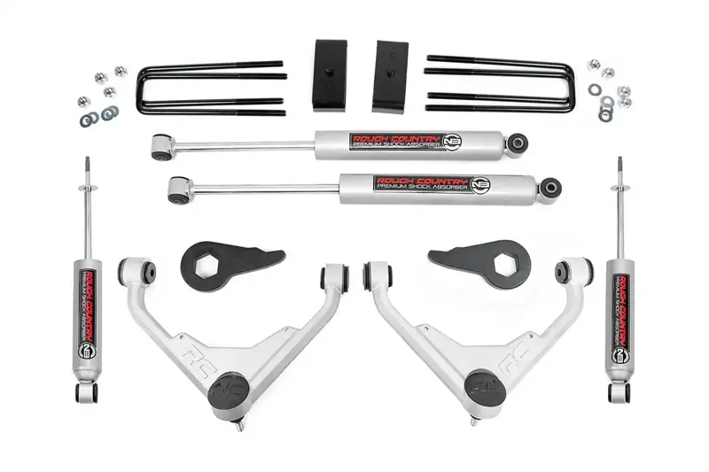 Rough Country 8596N2 3-Inch Lift Kit With N2 Series Shocks 1